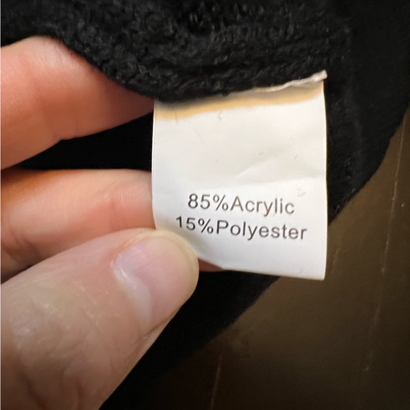 Cross key hole top, black, S - Picture 6 of 6